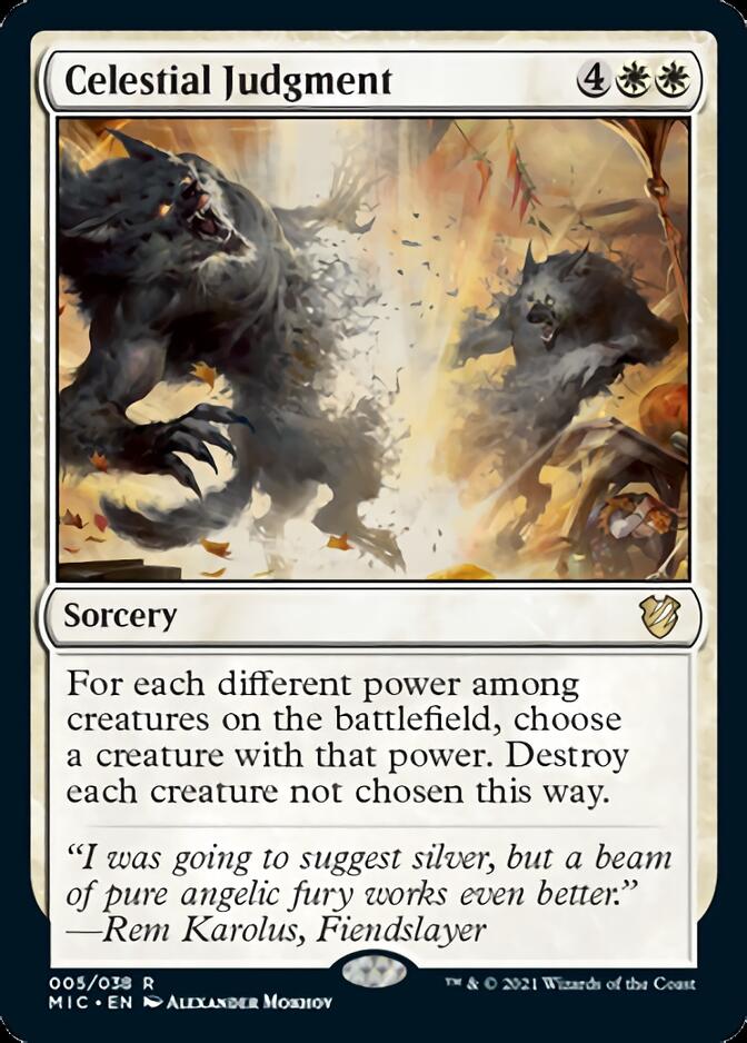 Celestial Judgment [Innistrad: Midnight Hunt Commander] - Destination Retro
