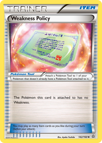Weakness Policy (142/160) [XY: Primal Clash] - Destination Retro