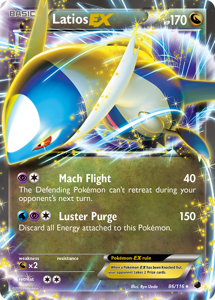 Latios EX (86/116) [Black & White: Plasma Freeze] - Destination Retro