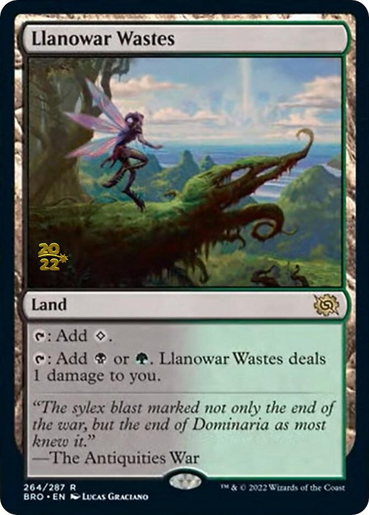Llanowar Wastes [The Brothers' War: Prerelease Promos] - Destination Retro