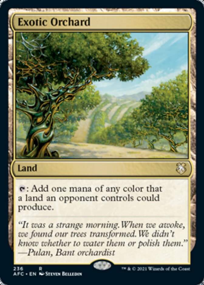 Exotic Orchard [Dungeons & Dragons: Adventures in the Forgotten Realms Commander] - Destination Retro
