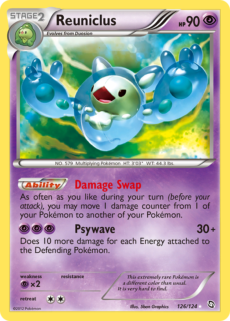 Reuniclus (126/124) [Black & White: Dragons Exalted] - Destination Retro