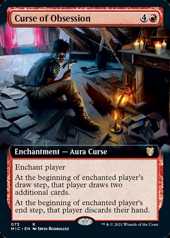 Curse of Obsession (Extended) [Innistrad: Midnight Hunt Commander] - Destination Retro