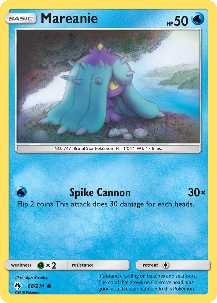 Mareanie (68/214) [Sun & Moon: Lost Thunder] - Destination Retro