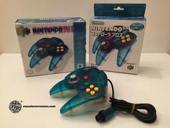 Nintendo 64 Clear White & Blue Controller - JP Nintendo 64 - Destination Retro
