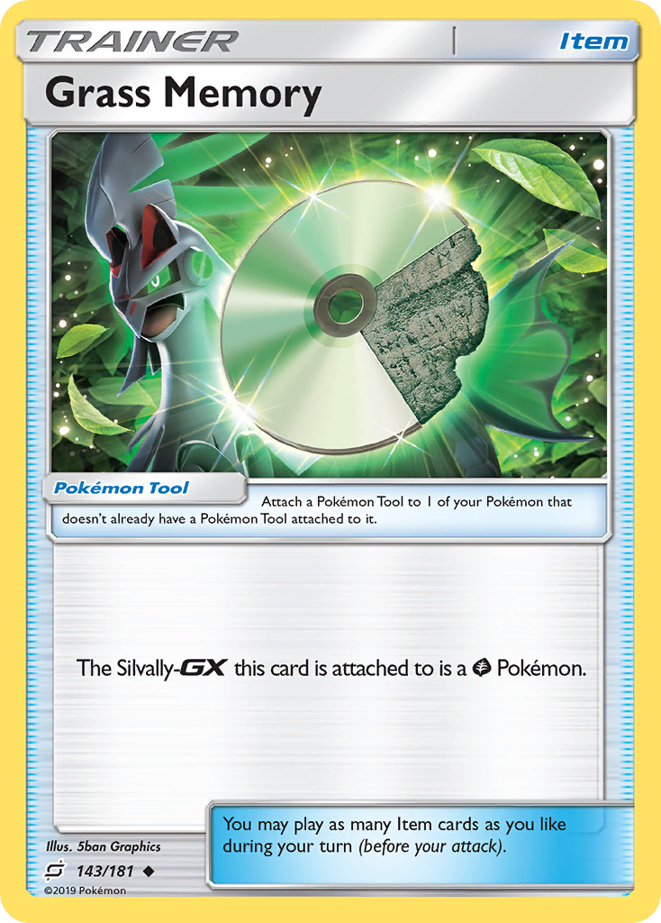 Grass Memory (143/181) [Sun & Moon: Team Up] - Destination Retro