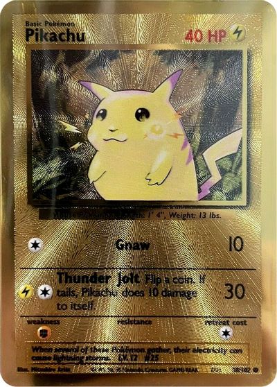 Pikachu (58/102) (Celebrations Metal Card) [Celebrations: 25th Anniversary] - Destination Retro