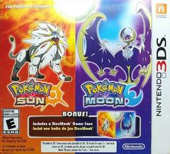 Pokemon Sun & Pokemon Moon [Steelbook Edition] - Nintendo 3DS - Destination Retro