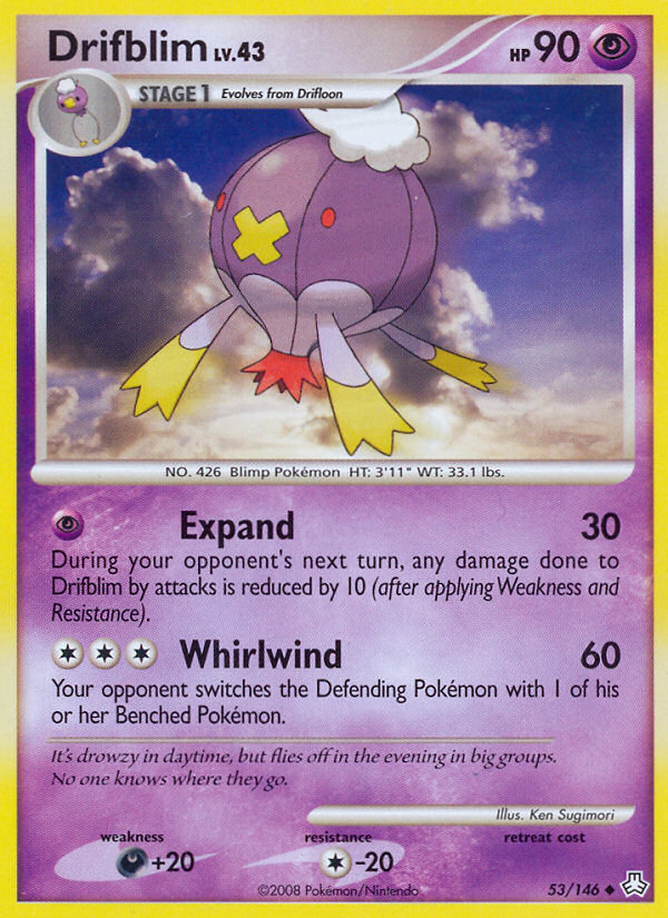 Drifblim (53/146) [Diamond & Pearl: Legends Awakened] - Destination Retro