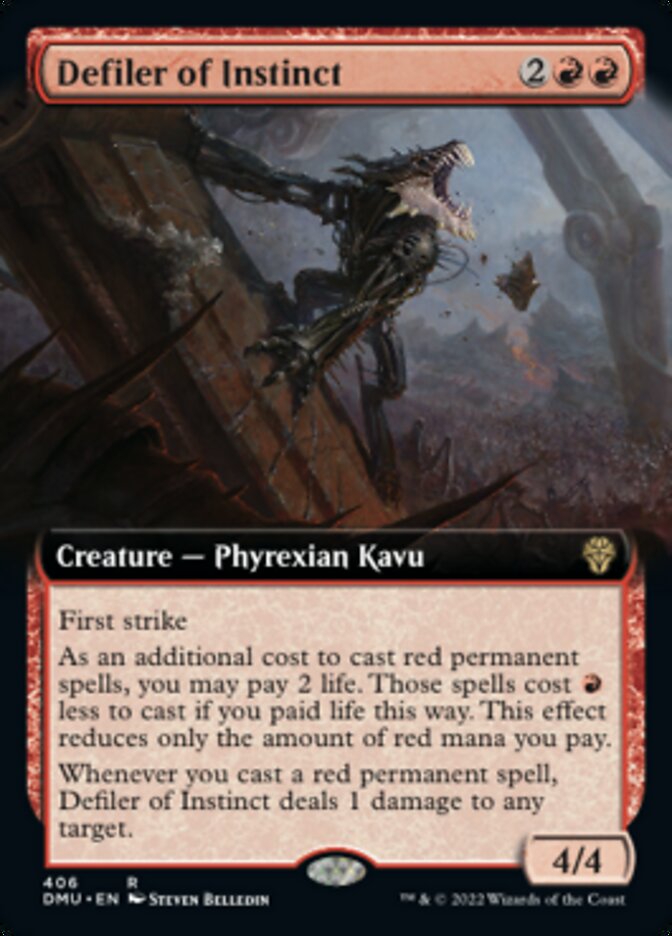 Defiler of Instinct (Extended Art) [Dominaria United] - Destination Retro