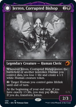 Jerren, Corrupted Bishop // Ormendahl, the Corrupted [Innistrad: Double Feature] - Destination Retro