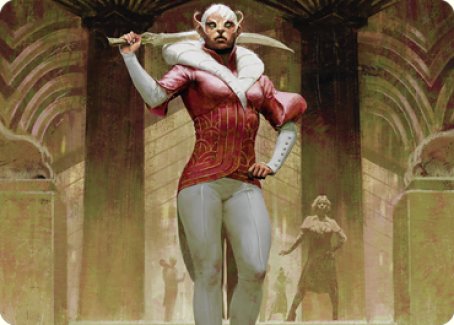 Mage's Attendant Art Card [Streets of New Capenna Art Series] - Destination Retro