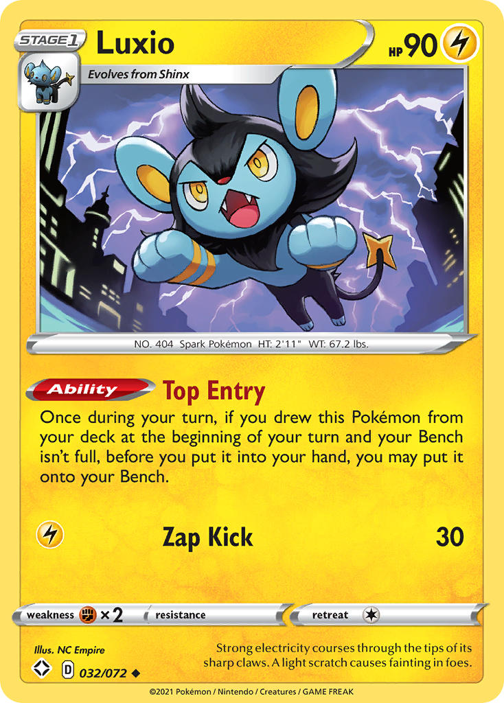 Luxio (32/72) [Sword & Shield: Shining Fates] - Destination Retro
