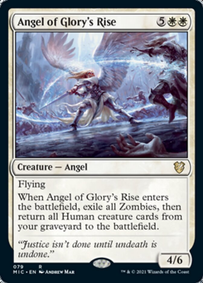 Angel of Glory's Rise [Innistrad: Midnight Hunt Commander] - Destination Retro