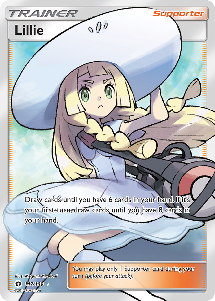 Lillie (147/149) [Sun & Moon: Base Set] - Destination Retro