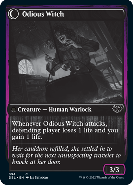 Ragged Recluse // Odious Witch [Innistrad: Double Feature] - Destination Retro