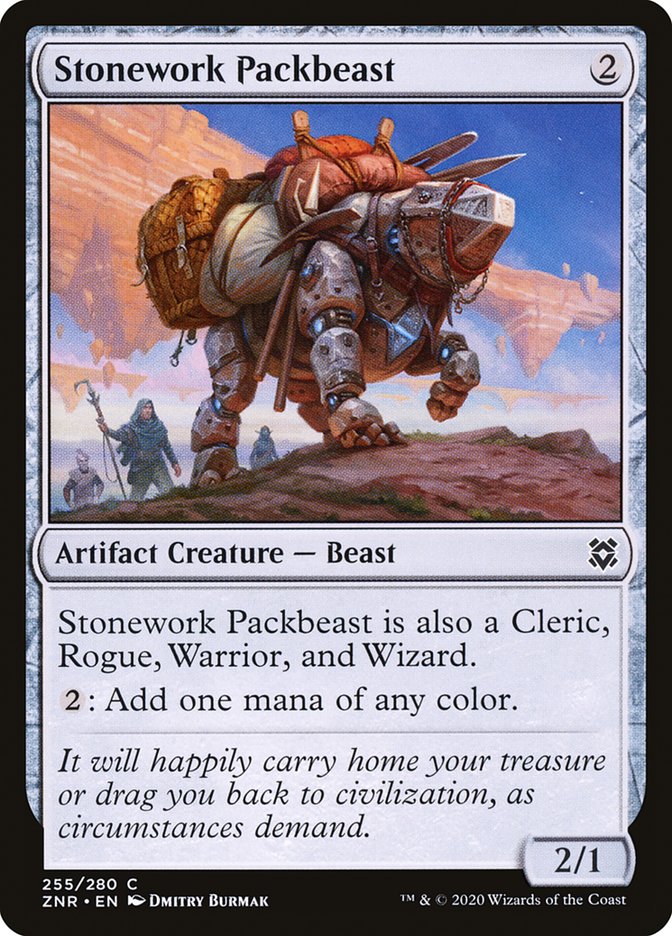 Stonework Packbeast [Zendikar Rising] - Destination Retro