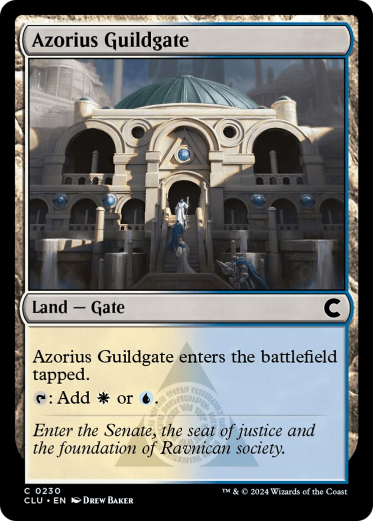 Azorius Guildgate [Ravnica: Clue Edition] - Destination Retro