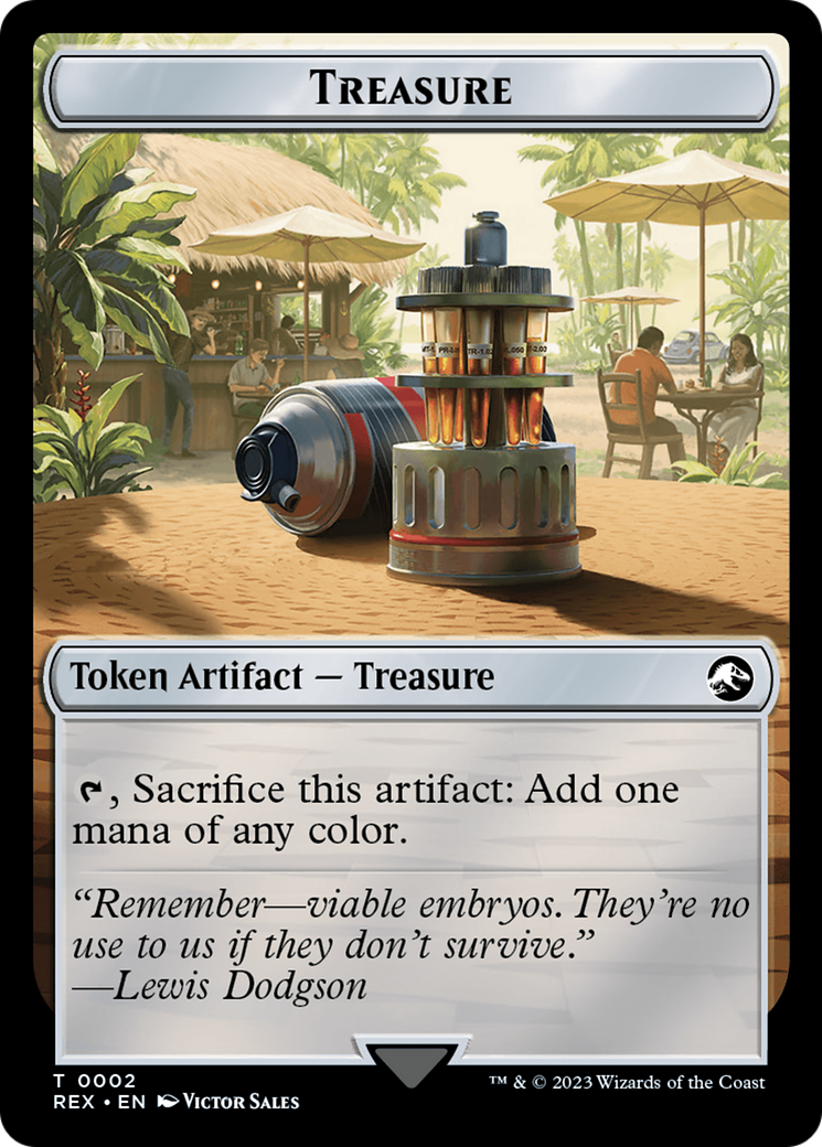 Treasure (0002) // Vampire Demon Double-Sided Token [Jurassic World Collection Tokens] - Destination Retro
