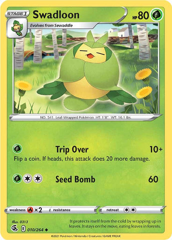 Swadloon (010/264) [Sword & Shield: Fusion Strike] - Destination Retro