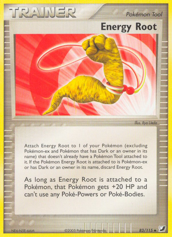 Energy Root (83/115) [EX: Unseen Forces] - Destination Retro
