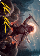 Tovolar, the Midnight Scourge 1 Art Card (Gold-Stamped Signature) [Innistrad: Midnight Hunt Art Series] - Destination Retro