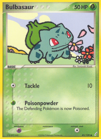 Bulbasaur (45/100) [EX: Crystal Guardians] - Destination Retro