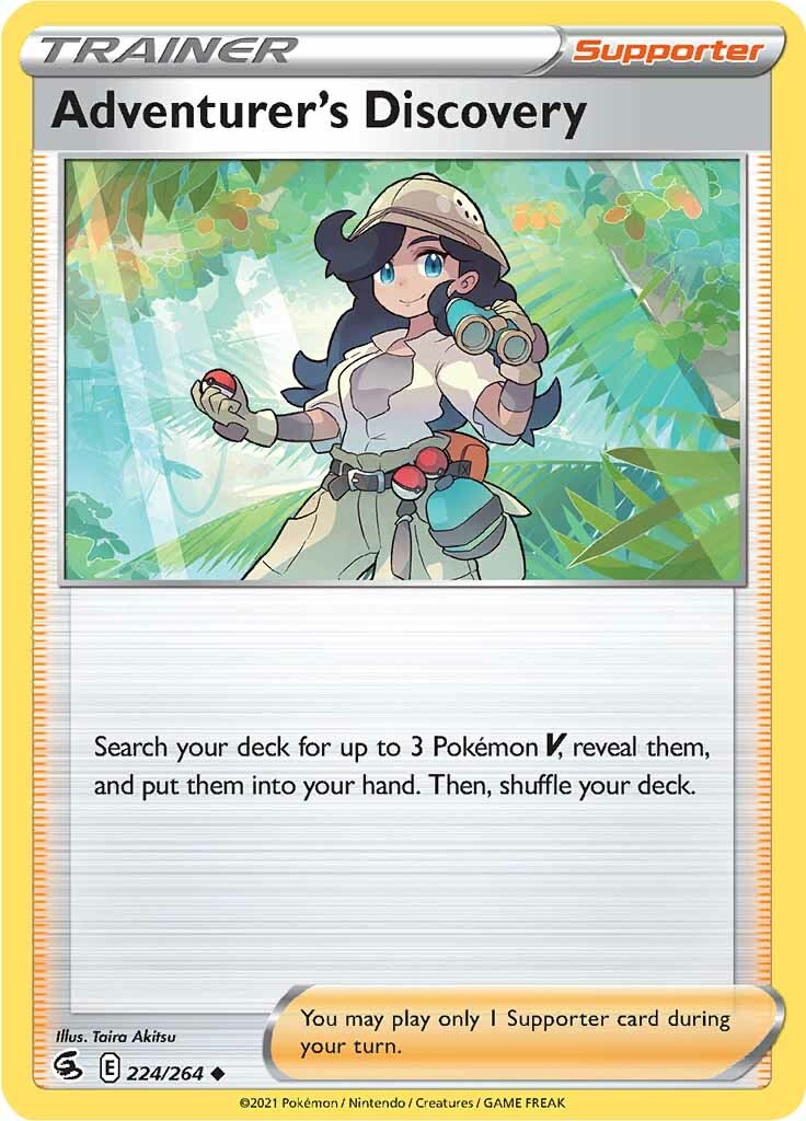 Adventurer's Discovery (224/264) [Sword & Shield: Fusion Strike] - Destination Retro