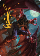 Raphael, Fiendish Savior Art Card (40) (Gold-Stamped Signature) [Commander Legends: Battle for Baldur's Gate Art Series] - Destination Retro