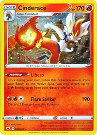Cinderace - 034/202 (Cosmos Holo) [Miscellaneous Cards & Products] - Destination Retro