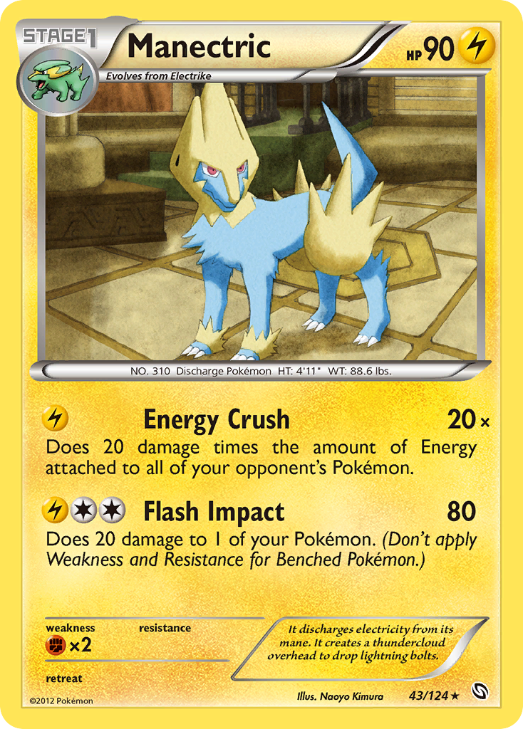 Manectric (43/124) [Black & White: Dragons Exalted] - Destination Retro