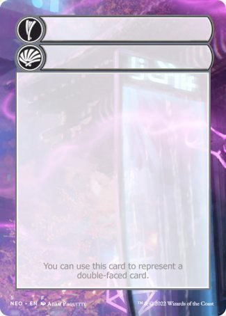 Helper Card (5/9) [Kamigawa: Neon Dynasty Tokens] - Destination Retro