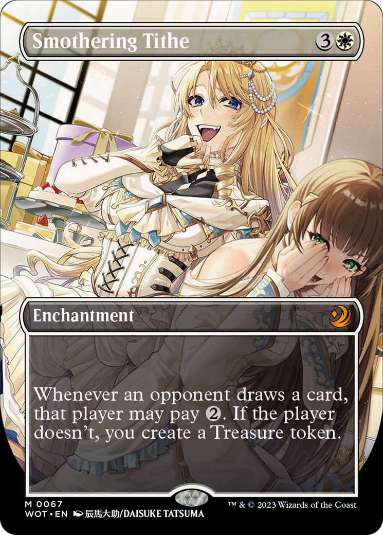 Smothering Tithe (Anime Borderless) [Wilds of Eldraine: Enchanting Tales] - Destination Retro