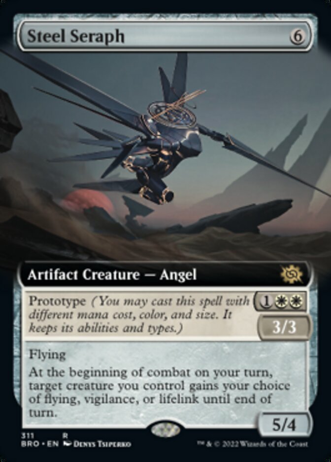 Steel Seraph (Extended Art) [The Brothers' War] - Destination Retro