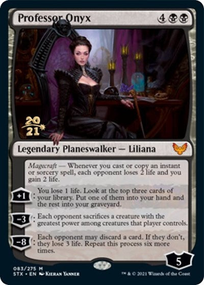 Professor Onyx [Strixhaven: School of Mages Prerelease Promos] - Destination Retro