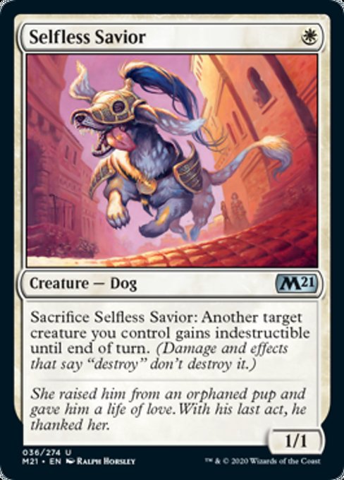 Selfless Savior [Core Set 2021] - Destination Retro