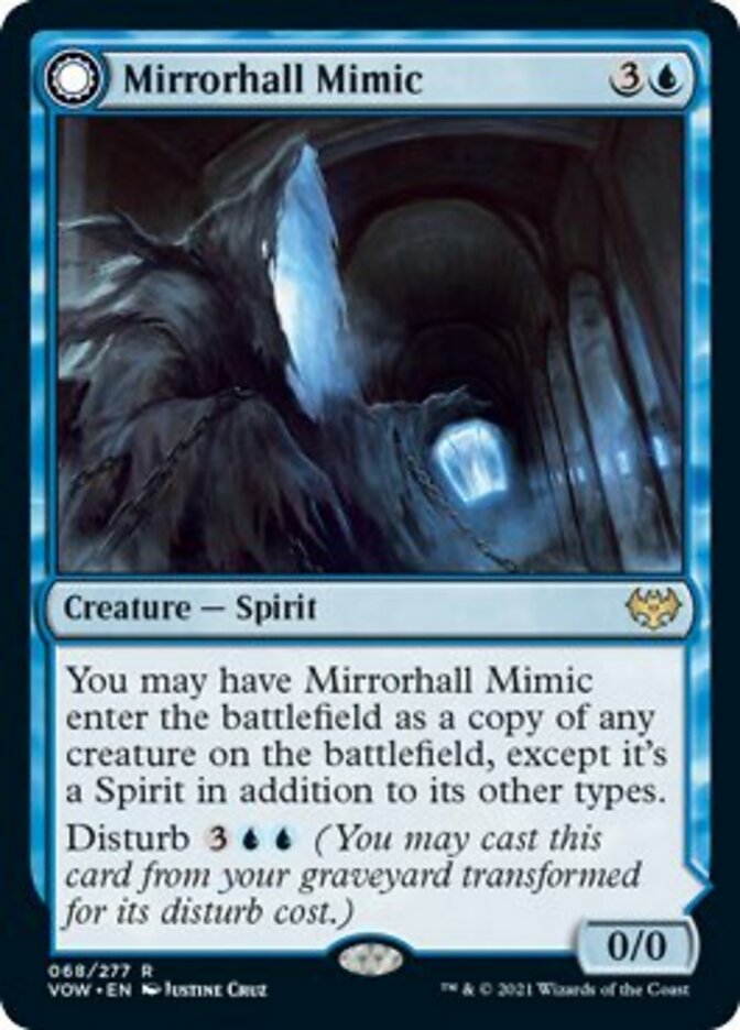 Mirrorhall Mimic // Ghastly Mimicry [Innistrad: Crimson Vow] - Destination Retro