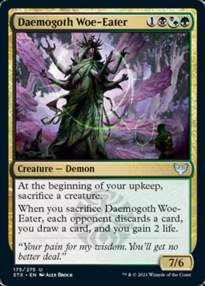 Daemogoth Woe-Eater [Strixhaven: School of Mages] - Destination Retro