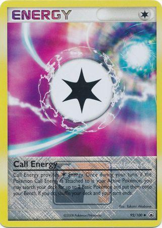 Call Energy (92/100) (League Promo) [Diamond & Pearl: Majestic Dawn] - Destination Retro