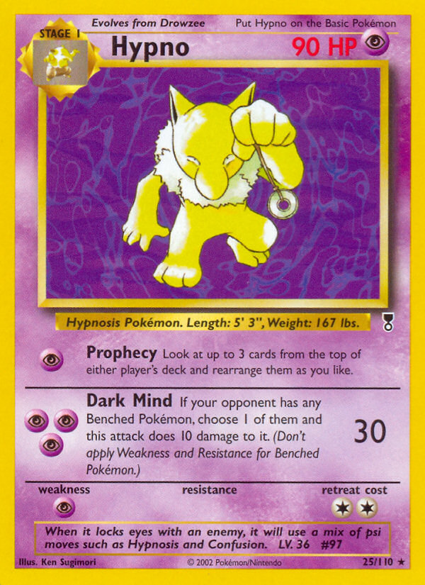 Hypno (25/110) [Legendary Collection] - Destination Retro