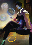Obscura Interceptor Art Card (Gold-Stamped Signature) [Streets of New Capenna Art Series] - Destination Retro