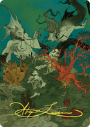 Curiosity Art Card (Gold-Stamped Signature) [Wilds of Eldraine Art Series] - Destination Retro