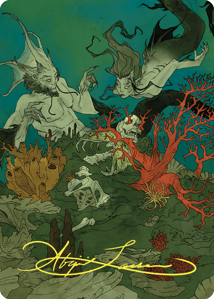 Curiosity Art Card (Gold-Stamped Signature) [Wilds of Eldraine Art Series] - Destination Retro