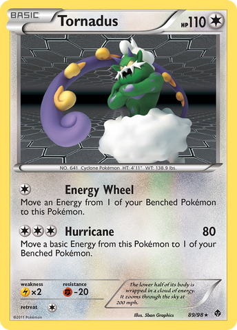 Tornadus (89/98) [Black & White: Emerging Powers] - Destination Retro