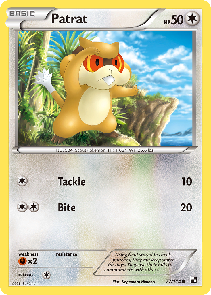 Patrat (77/114) [Black & White: Base Set] - Destination Retro