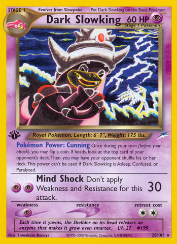 Dark Slowking (20/105) [Neo Destiny 1st Edition] - Destination Retro