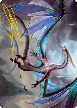 Moonveil Regent Art Card (Gold-Stamped Signature) [Innistrad: Midnight Hunt Art Series] - Destination Retro