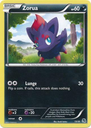 Zorua (13/30) [Black & White: Trainer Kit] - Destination Retro