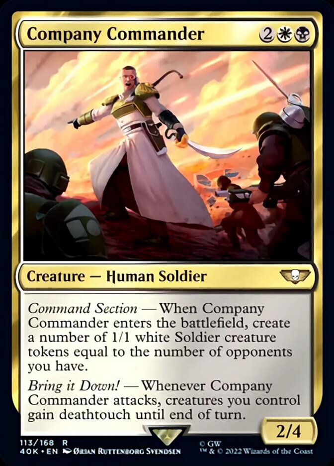 Company Commander [Universes Beyond: Warhammer 40,000] - Destination Retro