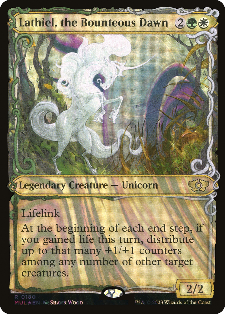 Lathiel, the Bounteous Dawn (Halo Foil) [Multiverse Legends] - Destination Retro